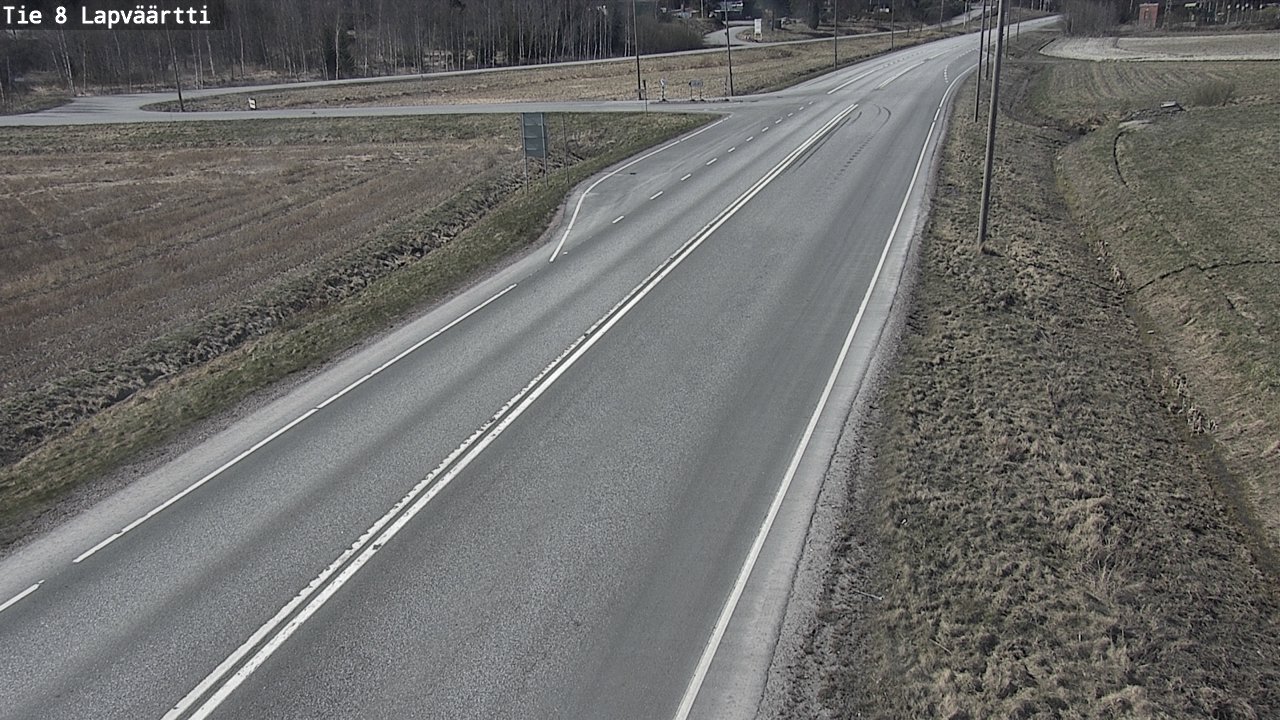 Weather Camera Image Väg 8 Kristinestad, Lappfjärd, Kristiinankaupunki, Pohjanmaa