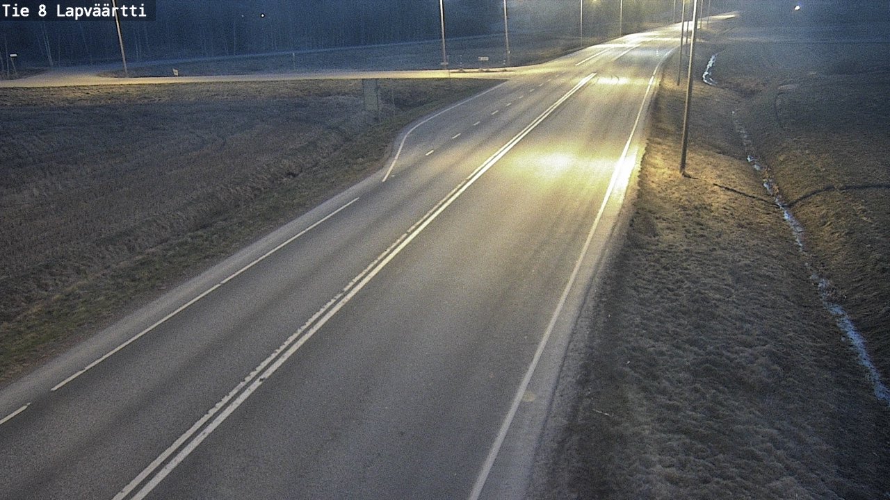 Weather Camera Image Väg 8 Kristinestad, Lappfjärd, Kristiinankaupunki, Pohjanmaa