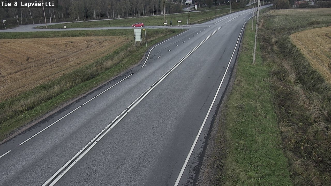 Weather Camera Image Road 8 Kristiinankaupunki, Lapväärtti, Kristiinankaupunki, Pohjanmaa