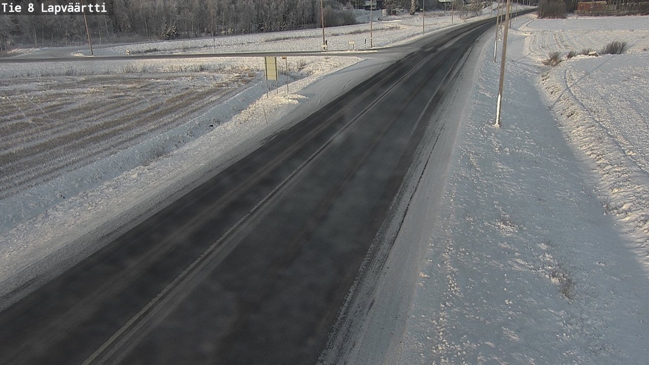 Weather Camera Image Väg 8 Kristinestad, Lappfjärd, Kristiinankaupunki, Pohjanmaa