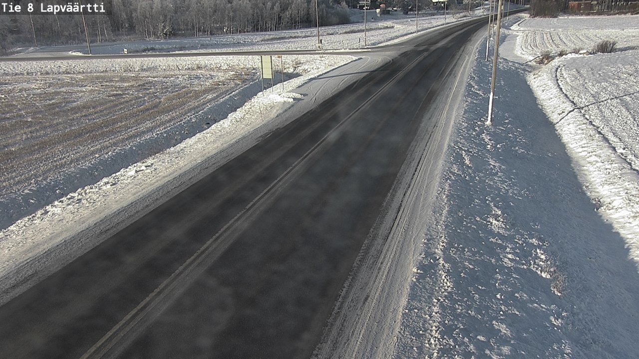 Weather Camera Image Väg 8 Kristinestad, Lappfjärd, Kristiinankaupunki, Pohjanmaa