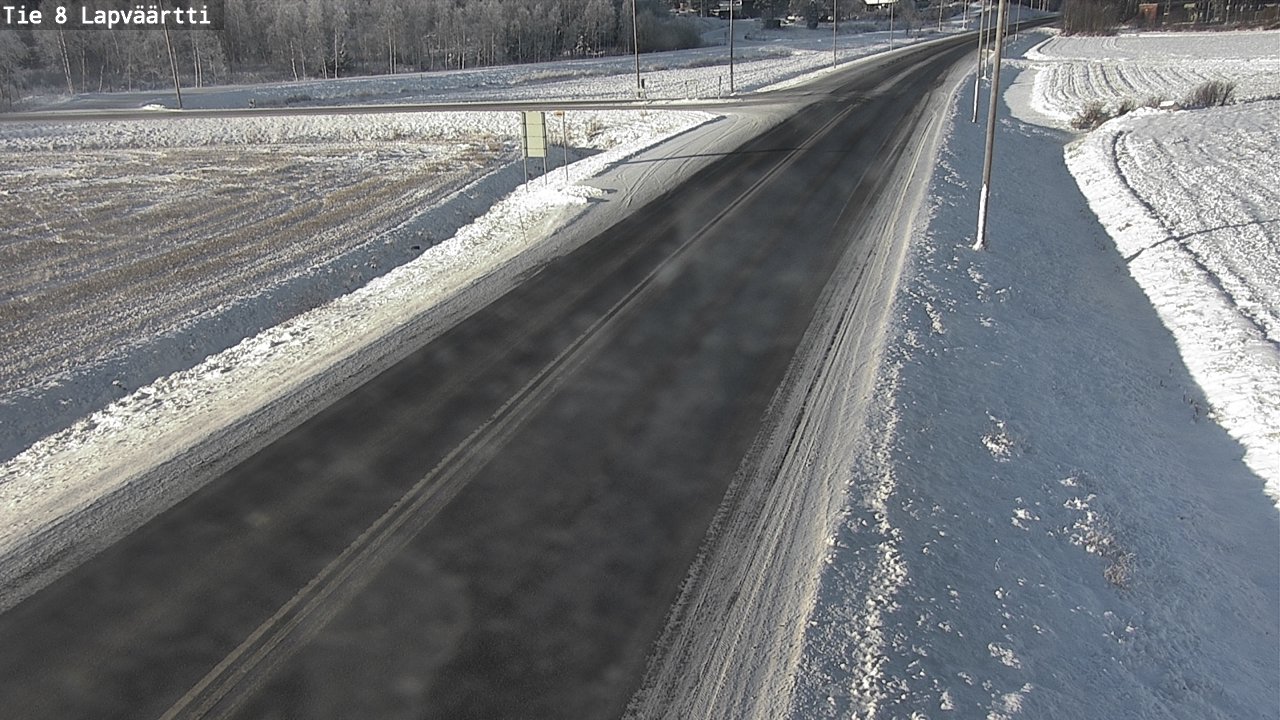 Weather Camera Image Väg 8 Kristinestad, Lappfjärd, Kristiinankaupunki, Pohjanmaa