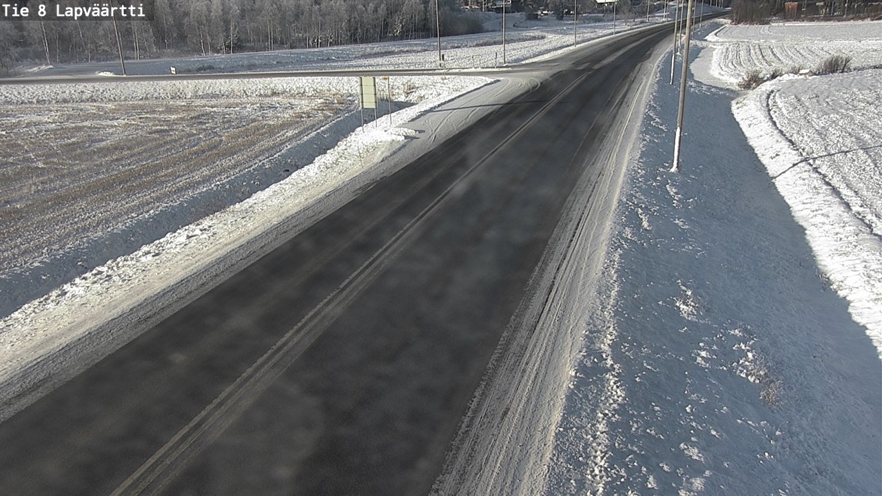 Weather Camera Image Väg 8 Kristinestad, Lappfjärd, Kristiinankaupunki, Pohjanmaa