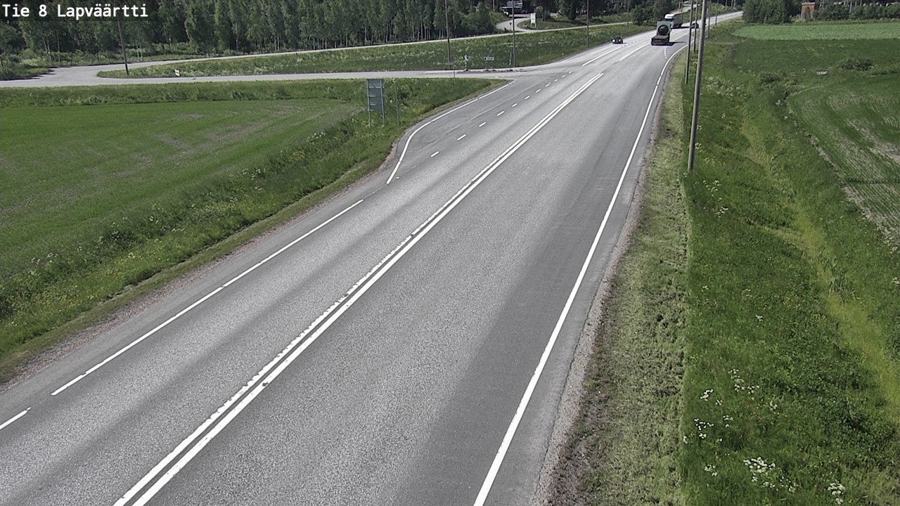Weather Camera Image Väg 8 Kristinestad, Lappfjärd, Kristiinankaupunki, Pohjanmaa