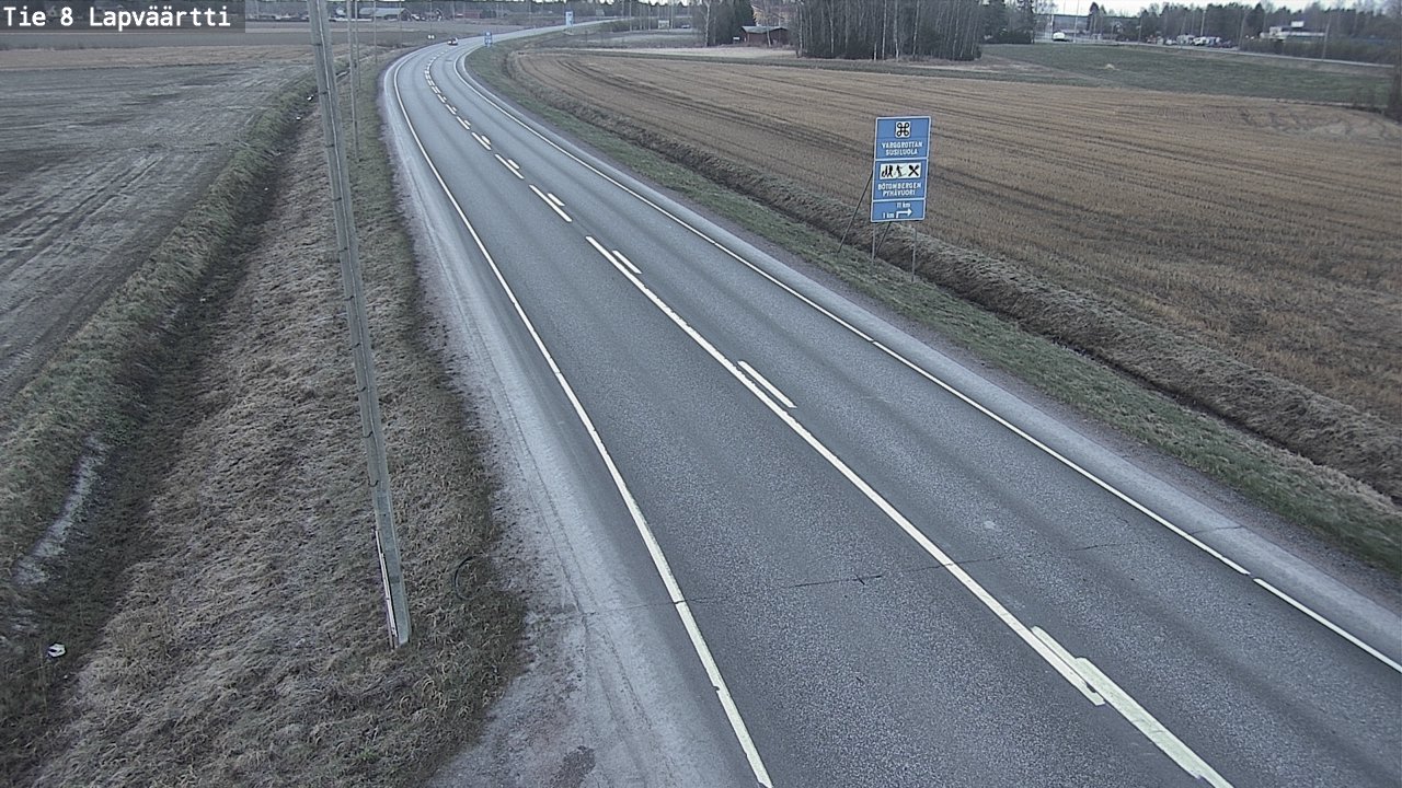 Kelikamerat Kuva Tie 8Kristiinankaupunki,  Lapväärtti, Kristiinankaupunki, Pohjanmaa