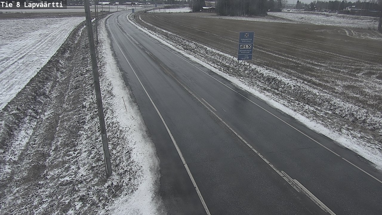 Kelikamerat Kuva Tie 8Kristiinankaupunki,  Lapväärtti, Kristiinankaupunki, Pohjanmaa