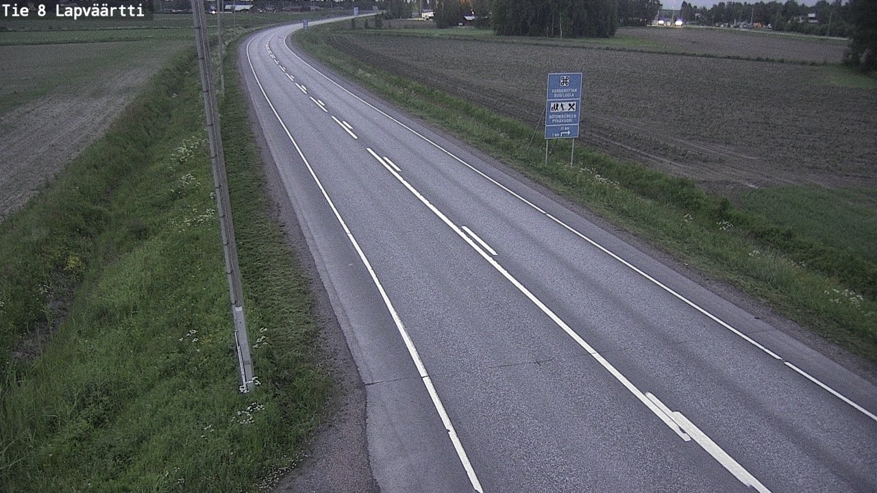 Kelikamerat Kuva Tie 8Kristiinankaupunki,  Lapväärtti, Kristiinankaupunki, Pohjanmaa