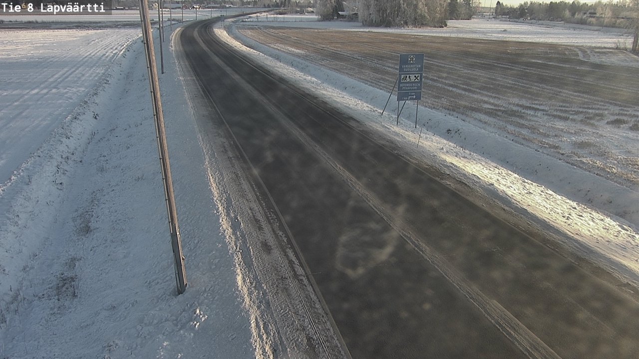 Kelikamerat Kuva Tie 8Kristiinankaupunki,  Lapväärtti, Kristiinankaupunki, Pohjanmaa