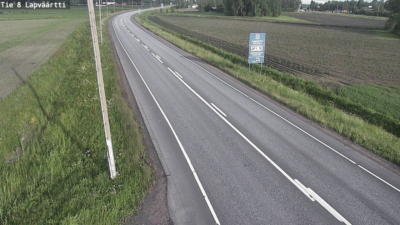 Kelikamerat Kuva Tie 8Kristiinankaupunki,  Lapväärtti, Kristiinankaupunki, Pohjanmaa