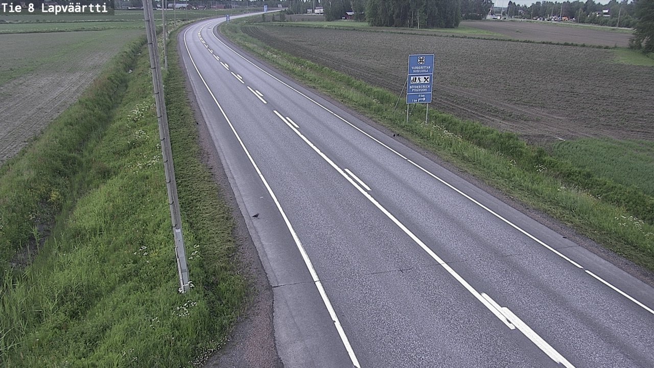 Kelikamerat Kuva Tie 8Kristiinankaupunki,  Lapväärtti, Kristiinankaupunki, Pohjanmaa