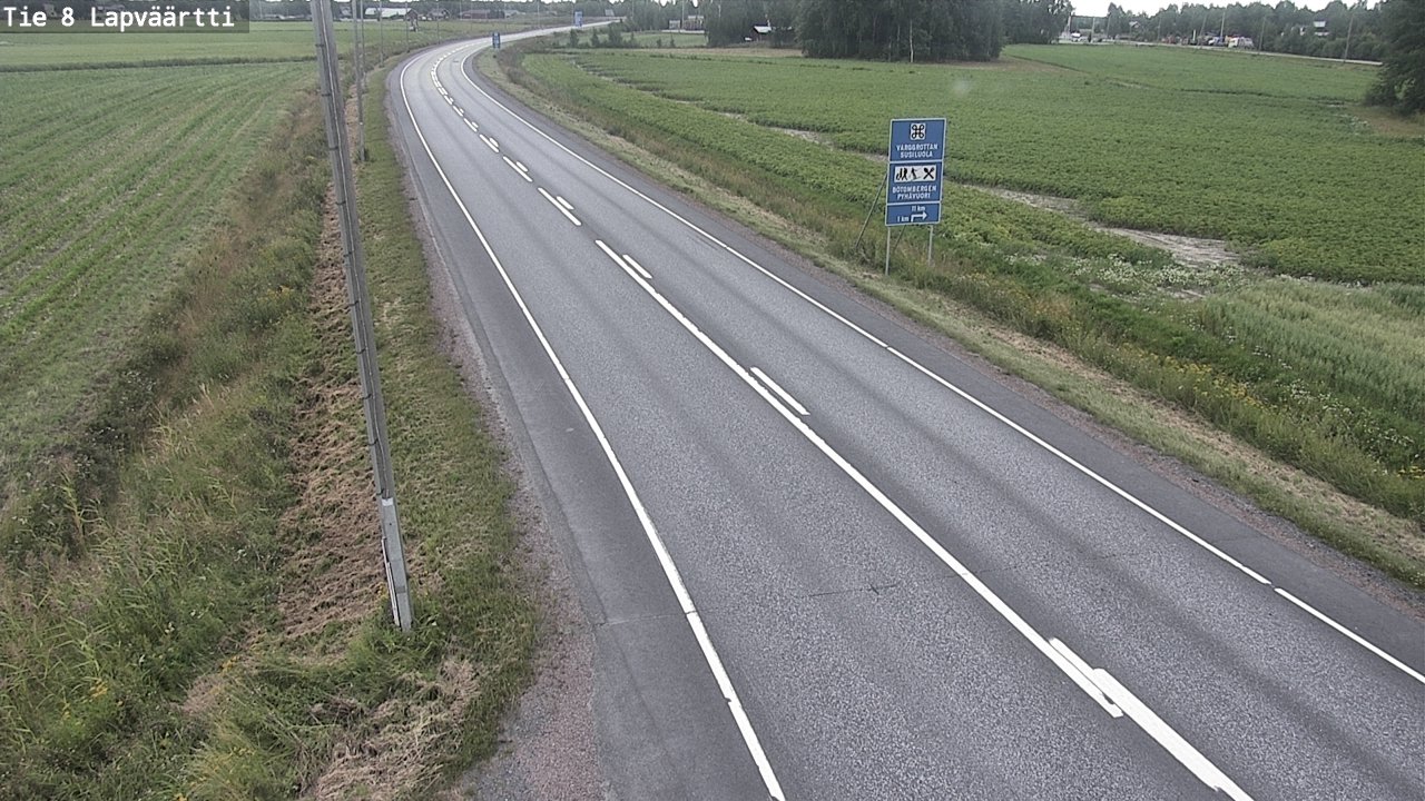 Kelikamerat Kuva Tie 8Kristiinankaupunki,  Lapväärtti, Kristiinankaupunki, Pohjanmaa