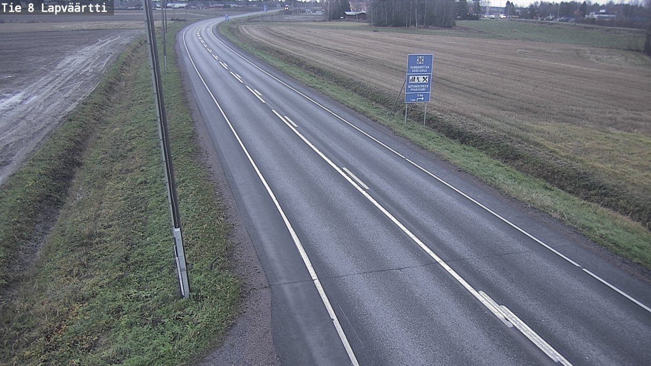 Kelikamerat Kuva Tie 8Kristiinankaupunki,  Lapväärtti, Kristiinankaupunki, Pohjanmaa