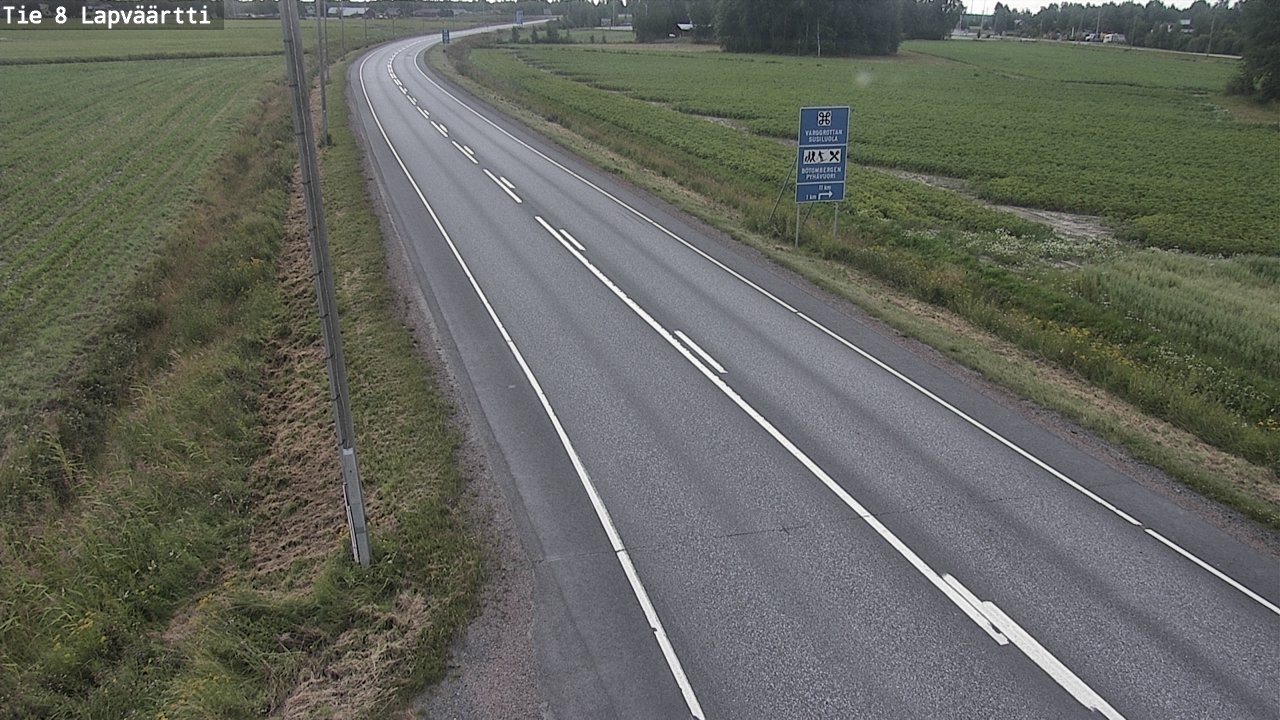 Kelikamerat Kuva Tie 8Kristiinankaupunki,  Lapväärtti, Kristiinankaupunki, Pohjanmaa