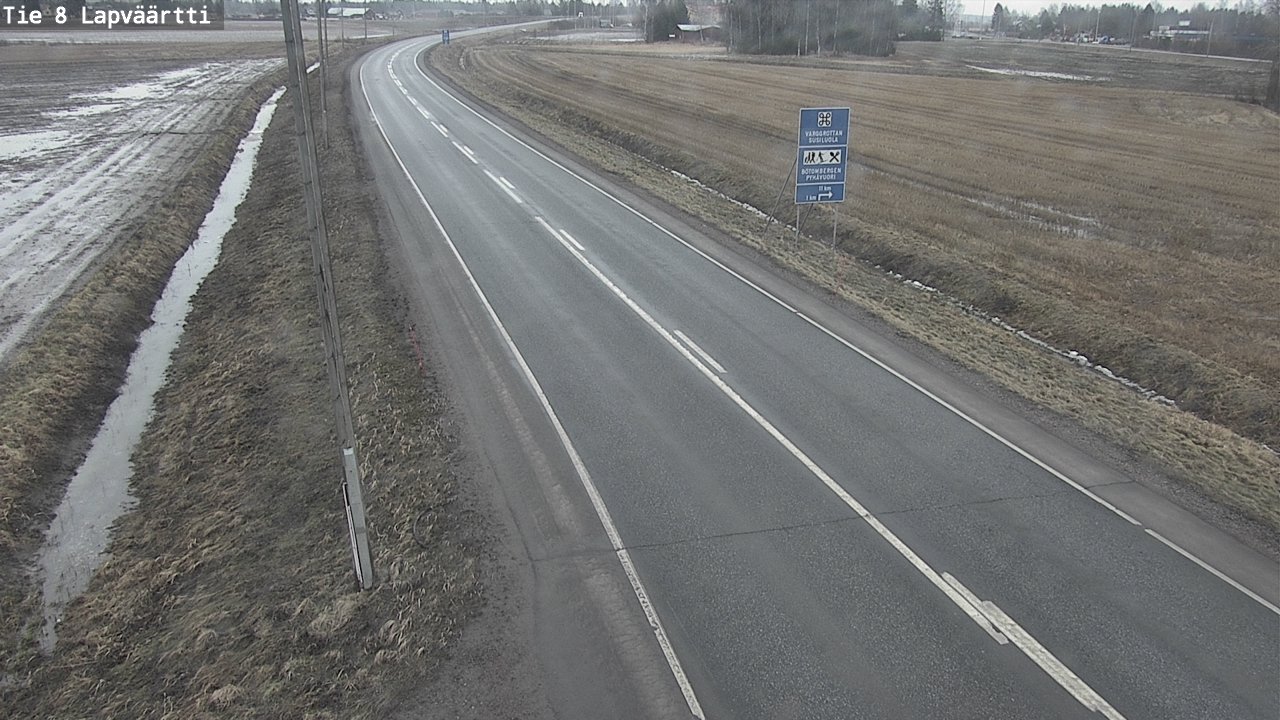 Kelikamerat Kuva Tie 8Kristiinankaupunki,  Lapväärtti, Kristiinankaupunki, Pohjanmaa