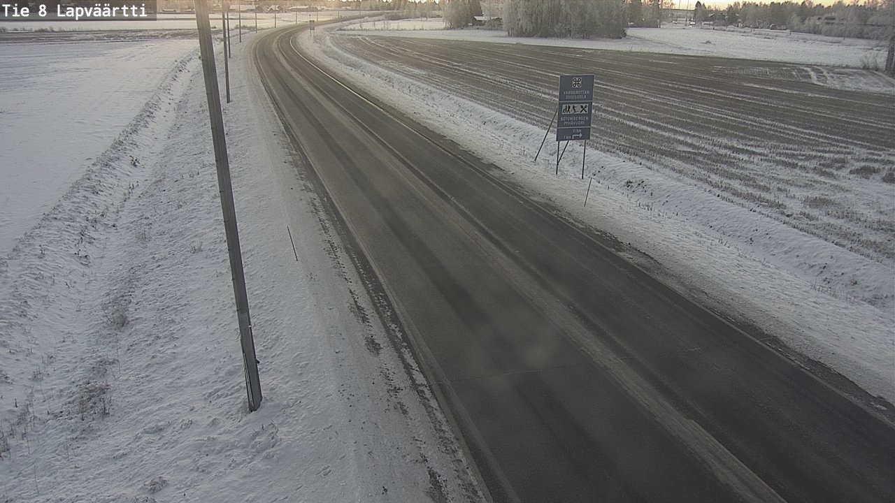 Kelikamerat Kuva Tie 8Kristiinankaupunki,  Lapväärtti, Kristiinankaupunki, Pohjanmaa