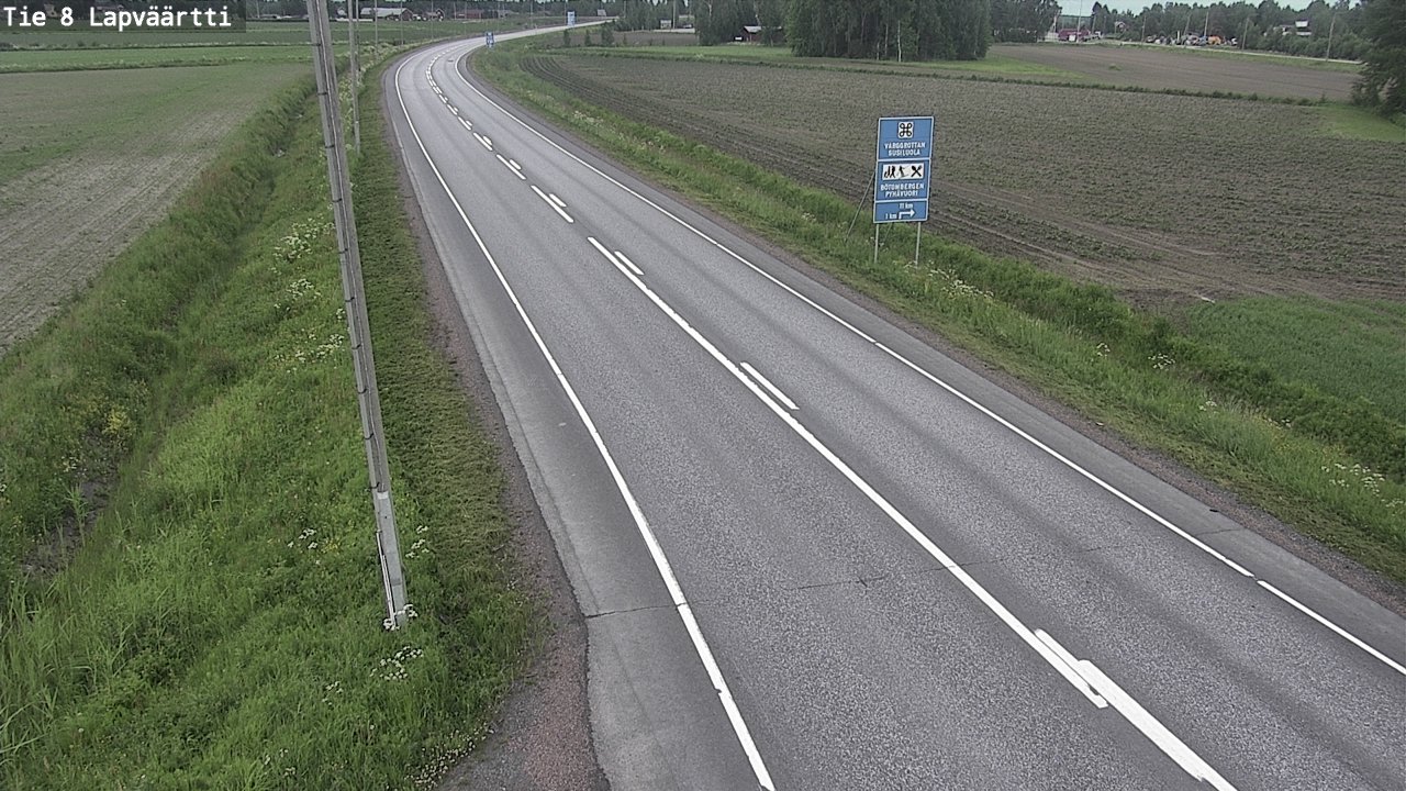 Kelikamerat Kuva Tie 8Kristiinankaupunki,  Lapväärtti, Kristiinankaupunki, Pohjanmaa