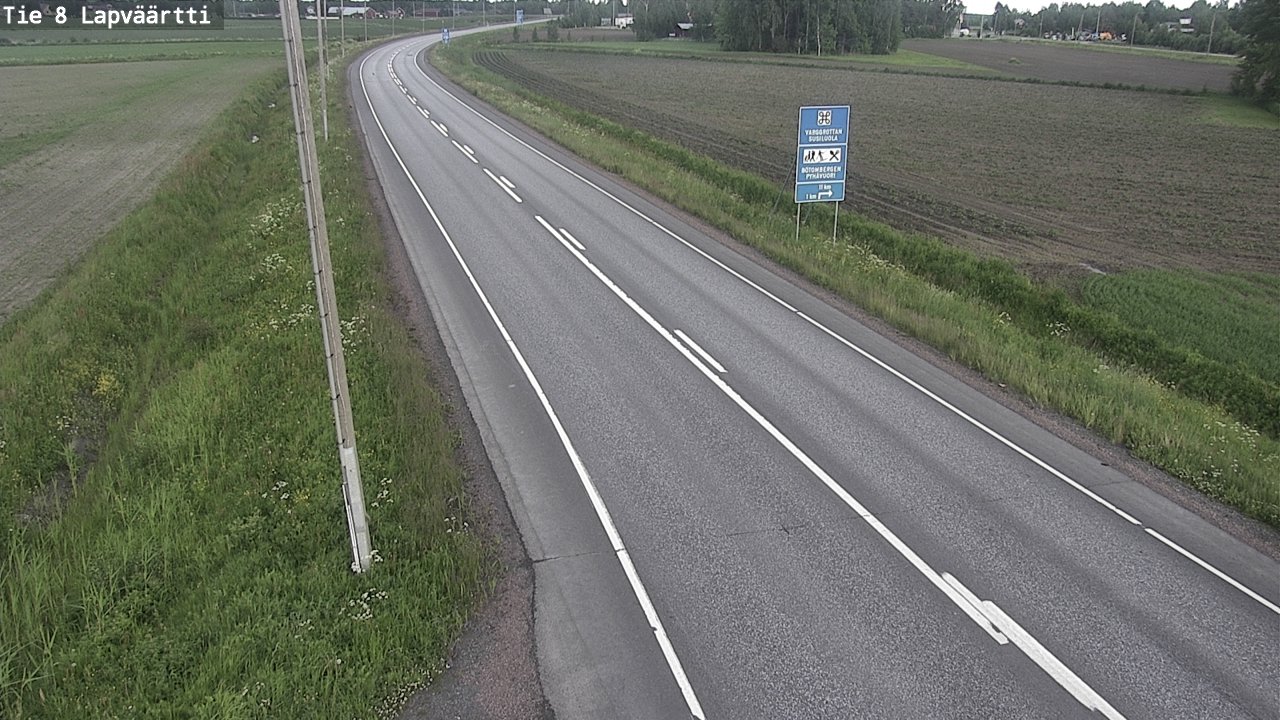 Kelikamerat Kuva Tie 8Kristiinankaupunki,  Lapväärtti, Kristiinankaupunki, Pohjanmaa