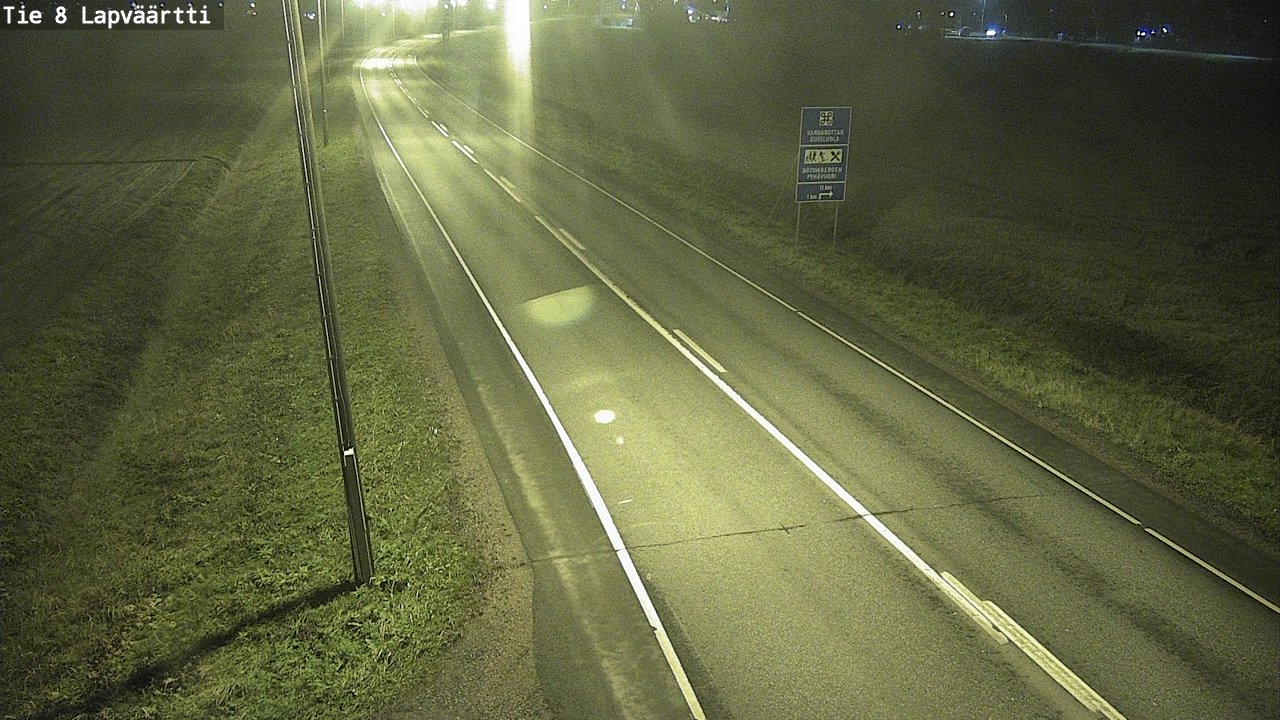 Kelikamerat Kuva Tie 8Kristiinankaupunki,  Lapväärtti, Kristiinankaupunki, Pohjanmaa