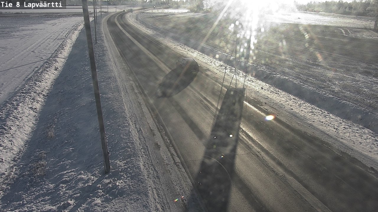 Weather Camera Image Road 8 Kristiinankaupunki, Lapväärtti, Kristiinankaupunki, Pohjanmaa