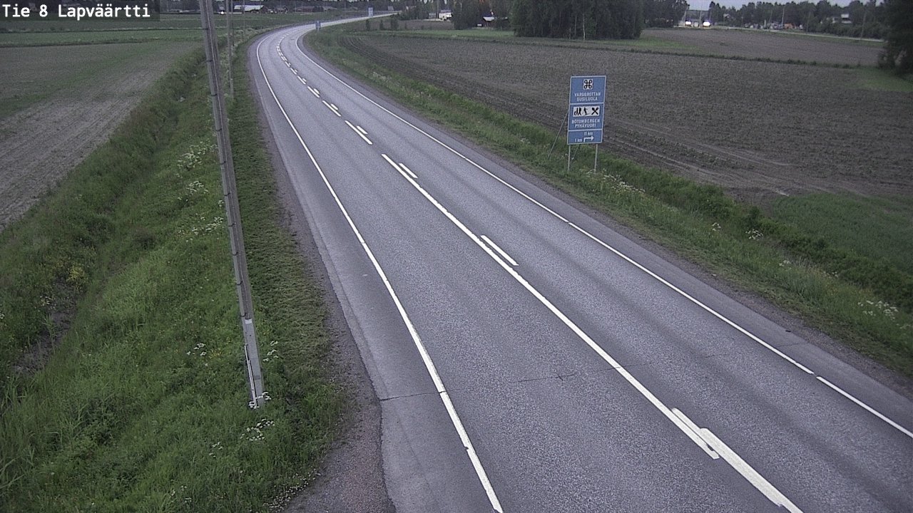 Kelikamerat Kuva Tie 8Kristiinankaupunki,  Lapväärtti, Kristiinankaupunki, Pohjanmaa