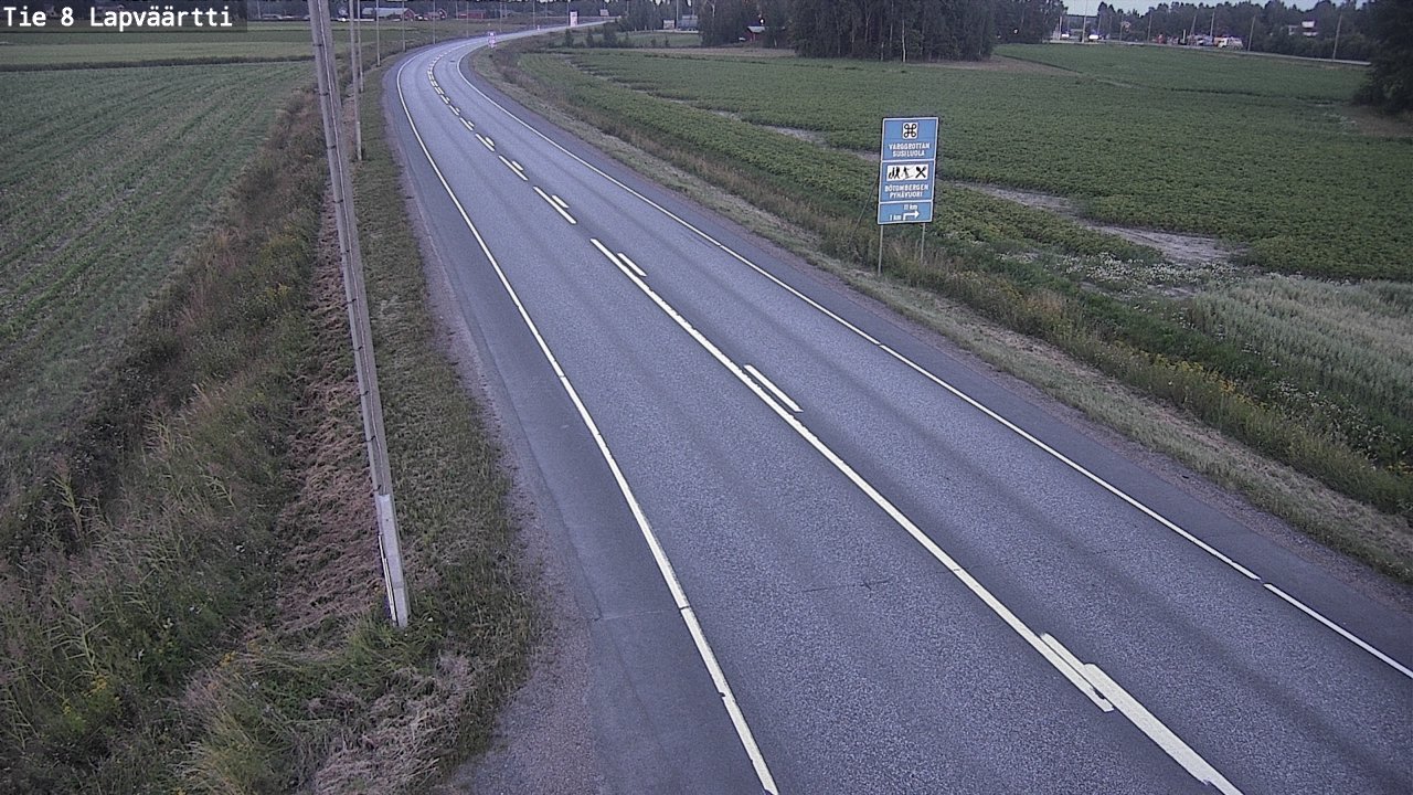 Kelikamerat Kuva Tie 8Kristiinankaupunki,  Lapväärtti, Kristiinankaupunki, Pohjanmaa