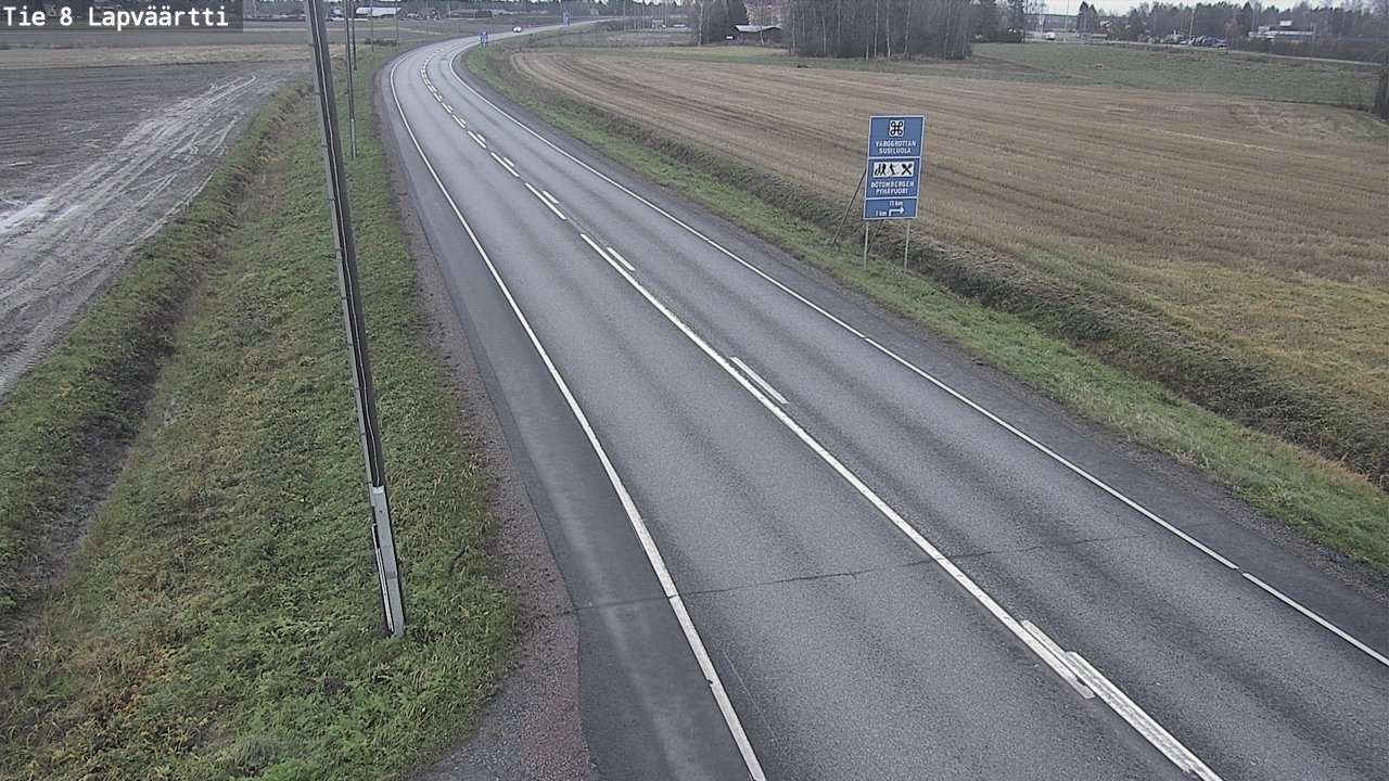 Kelikamerat Kuva Tie 8Kristiinankaupunki,  Lapväärtti, Kristiinankaupunki, Pohjanmaa