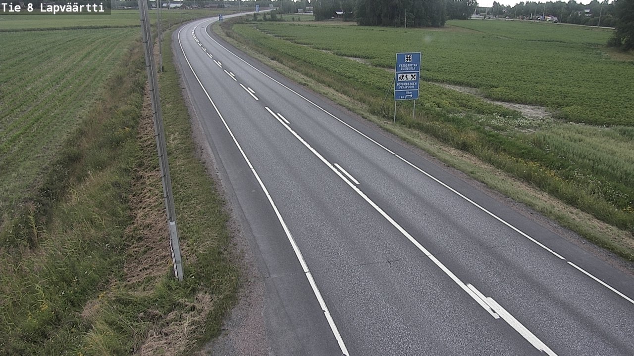 Kelikamerat Kuva Tie 8Kristiinankaupunki,  Lapväärtti, Kristiinankaupunki, Pohjanmaa