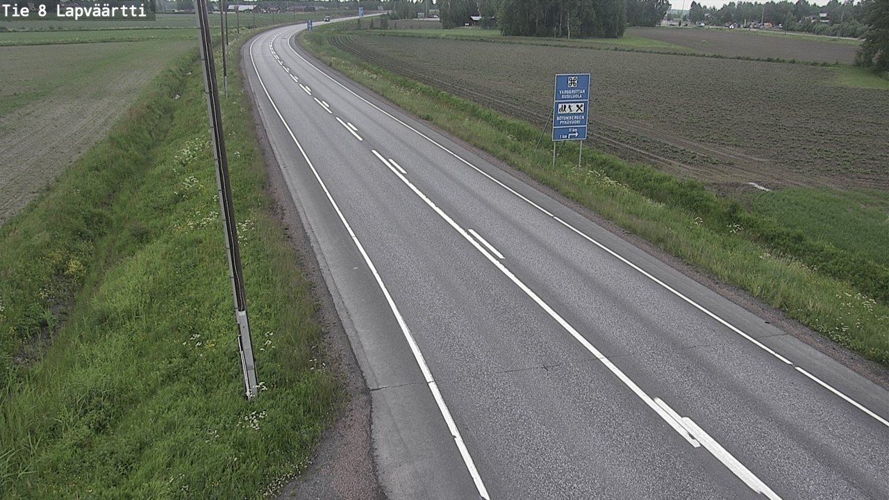 Kelikamerat Kuva Tie 8Kristiinankaupunki,  Lapväärtti, Kristiinankaupunki, Pohjanmaa