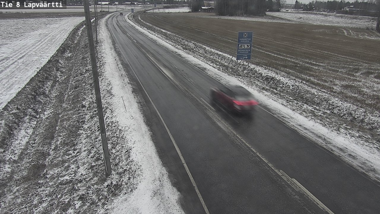 Kelikamerat Kuva Tie 8Kristiinankaupunki,  Lapväärtti, Kristiinankaupunki, Pohjanmaa