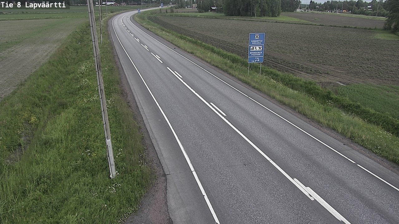 Kelikamerat Kuva Tie 8Kristiinankaupunki,  Lapväärtti, Kristiinankaupunki, Pohjanmaa