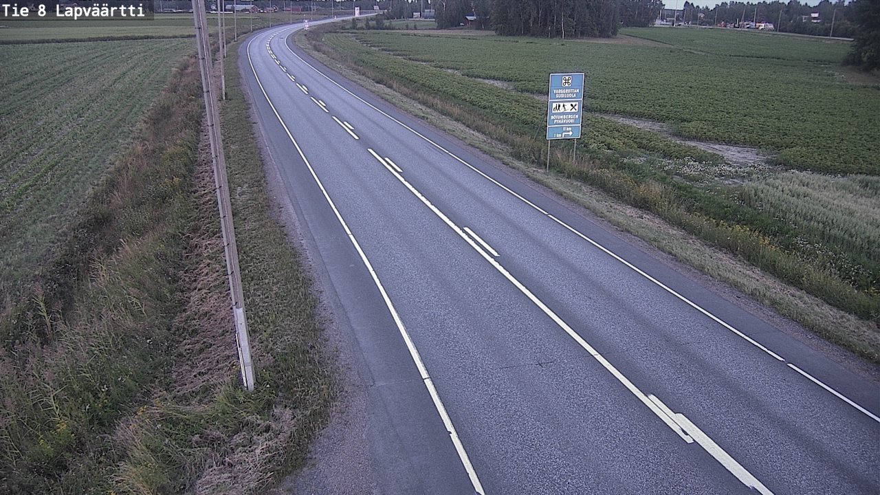 Kelikamerat Kuva Tie 8Kristiinankaupunki,  Lapväärtti, Kristiinankaupunki, Pohjanmaa