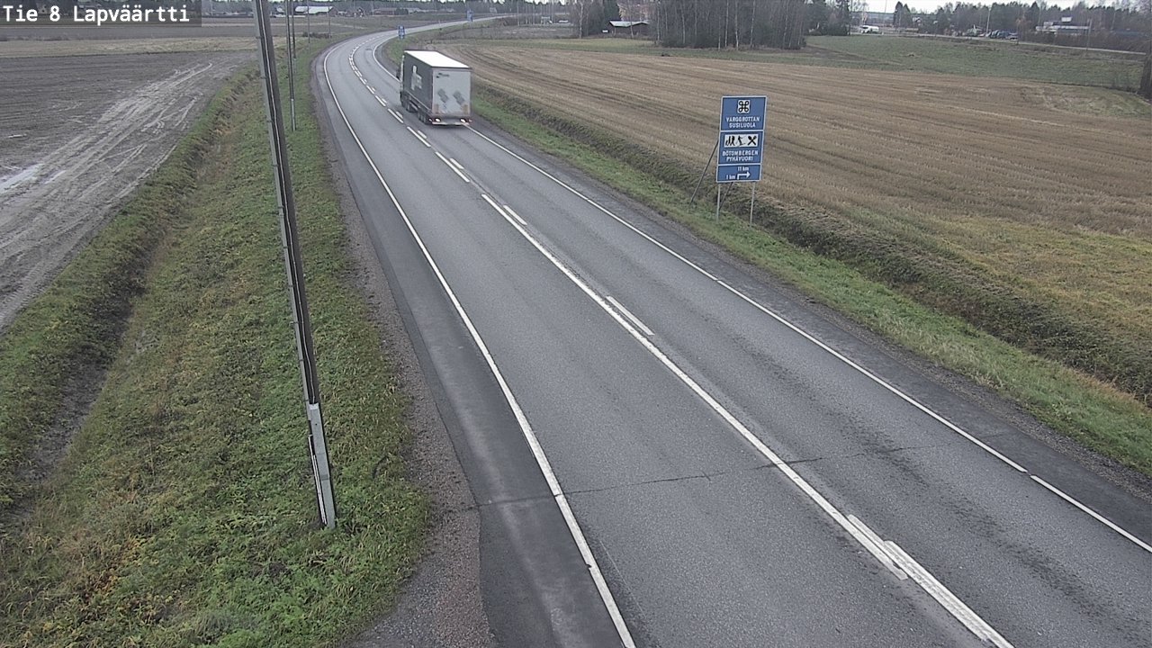 Kelikamerat Kuva Tie 8Kristiinankaupunki,  Lapväärtti, Kristiinankaupunki, Pohjanmaa