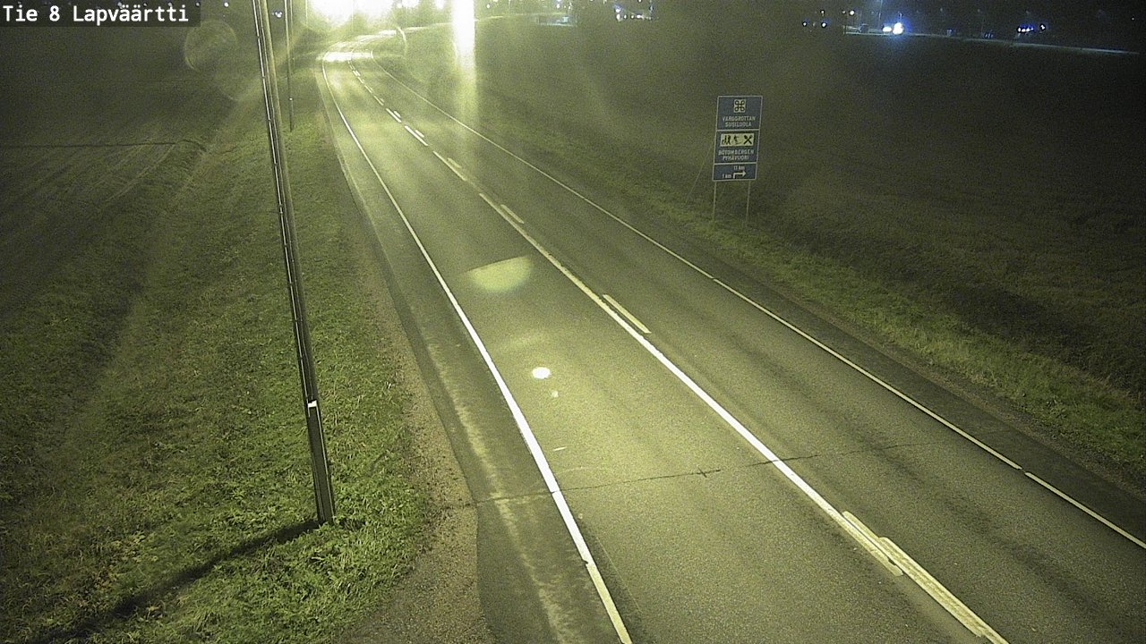 Kelikamerat Kuva Tie 8Kristiinankaupunki,  Lapväärtti, Kristiinankaupunki, Pohjanmaa