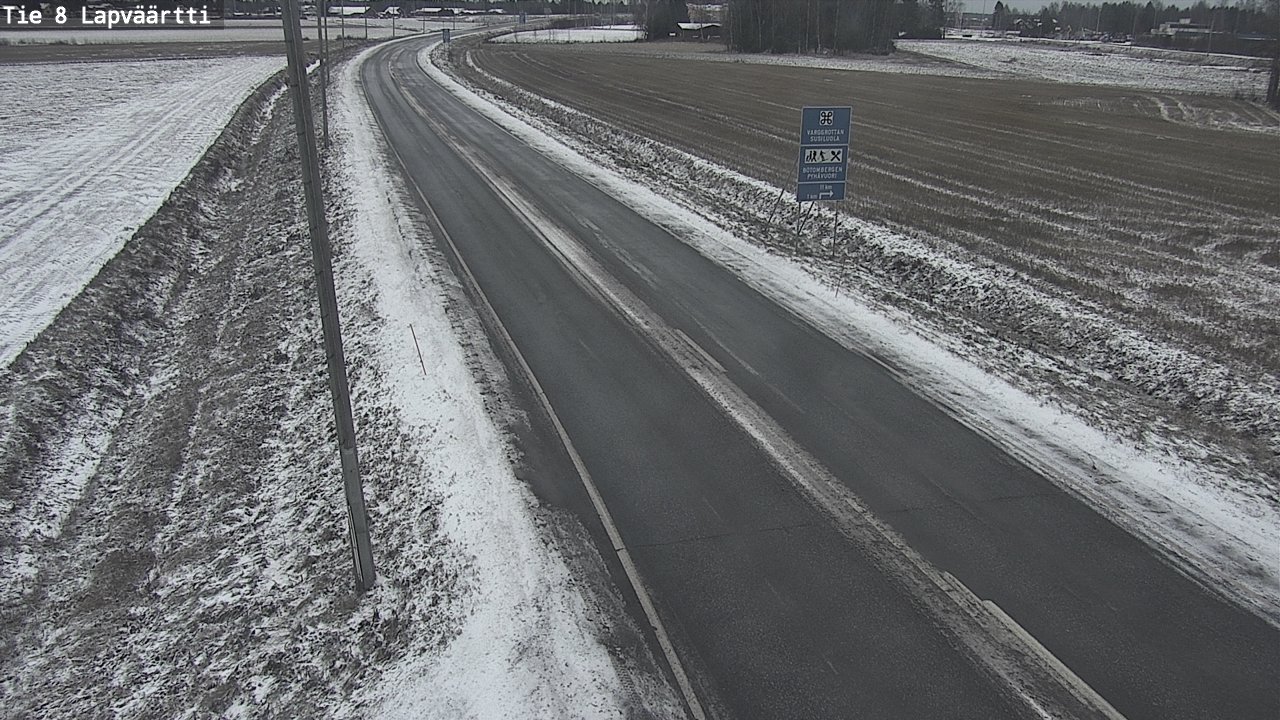 Kelikamerat Kuva Tie 8Kristiinankaupunki,  Lapväärtti, Kristiinankaupunki, Pohjanmaa