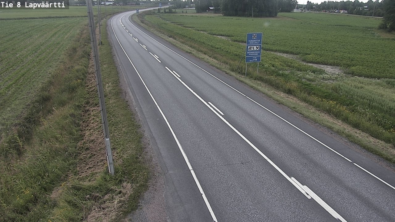Kelikamerat Kuva Tie 8Kristiinankaupunki,  Lapväärtti, Kristiinankaupunki, Pohjanmaa