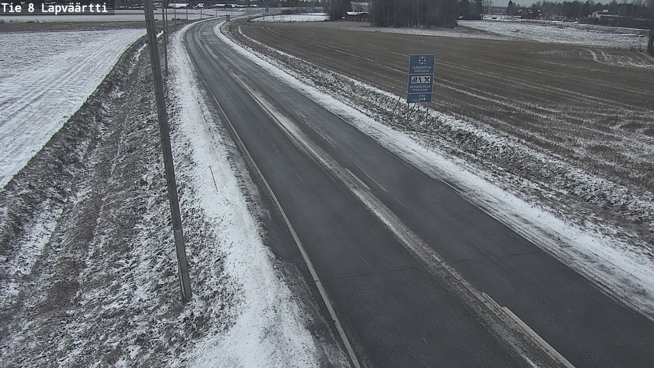 Kelikamerat Kuva Tie 8Kristiinankaupunki,  Lapväärtti, Kristiinankaupunki, Pohjanmaa