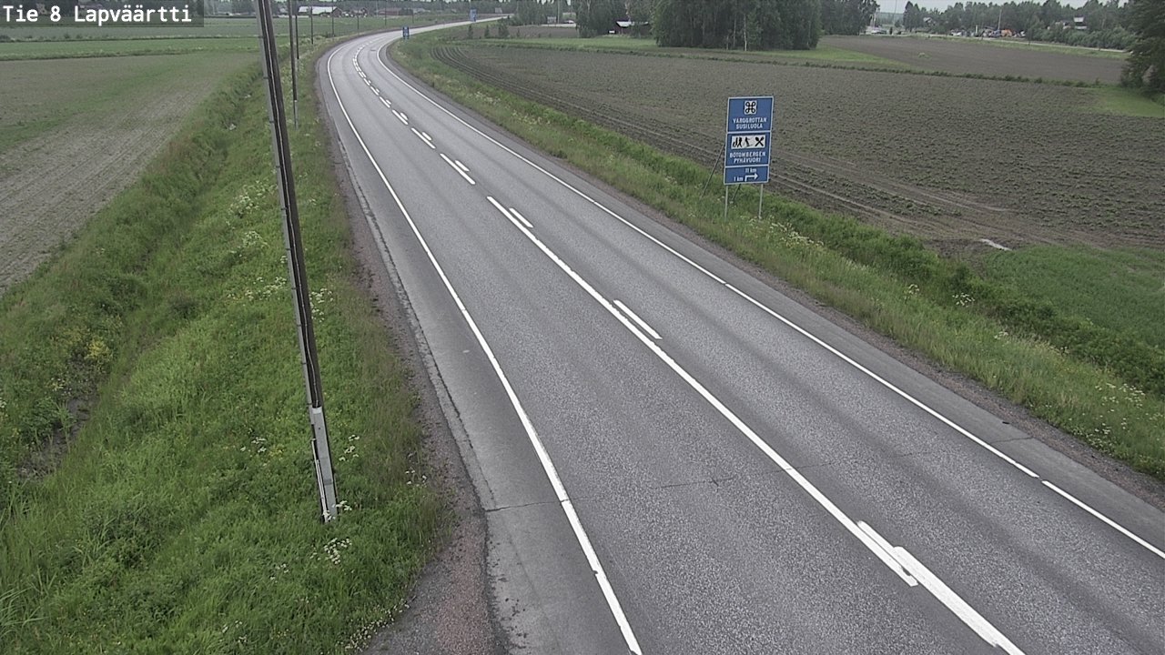 Kelikamerat Kuva Tie 8Kristiinankaupunki,  Lapväärtti, Kristiinankaupunki, Pohjanmaa
