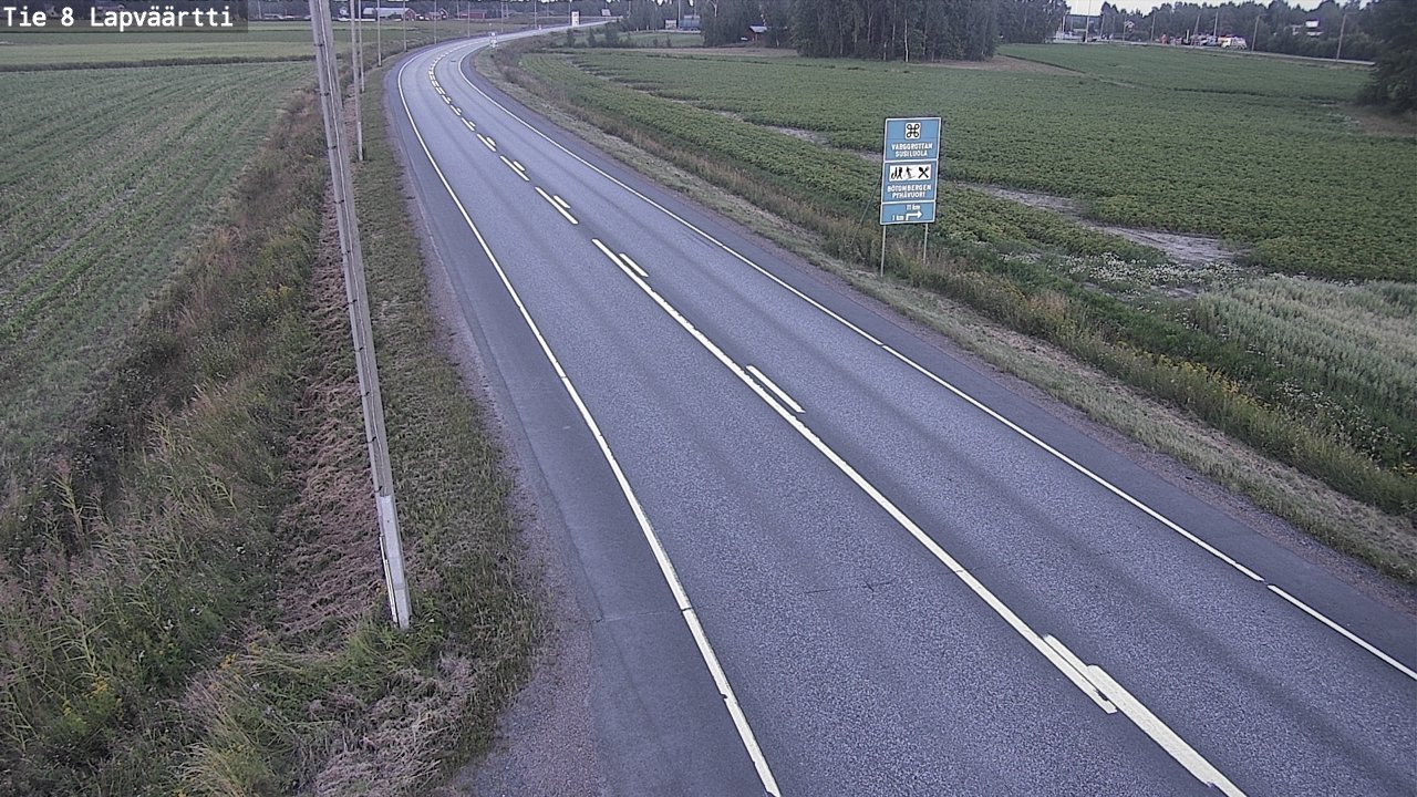 Kelikamerat Kuva Tie 8Kristiinankaupunki,  Lapväärtti, Kristiinankaupunki, Pohjanmaa