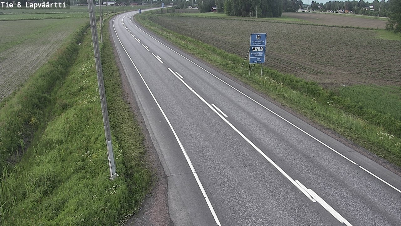 Kelikamerat Kuva Tie 8Kristiinankaupunki,  Lapväärtti, Kristiinankaupunki, Pohjanmaa