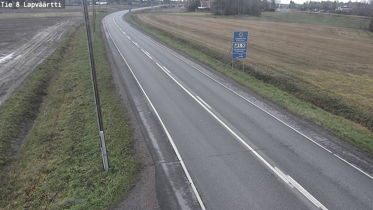 Kelikamerat Kuva Tie 8Kristiinankaupunki,  Lapväärtti, Kristiinankaupunki, Pohjanmaa