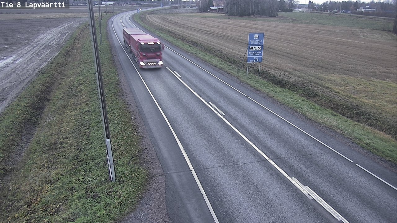 Kelikamerat Kuva Tie 8Kristiinankaupunki,  Lapväärtti, Kristiinankaupunki, Pohjanmaa