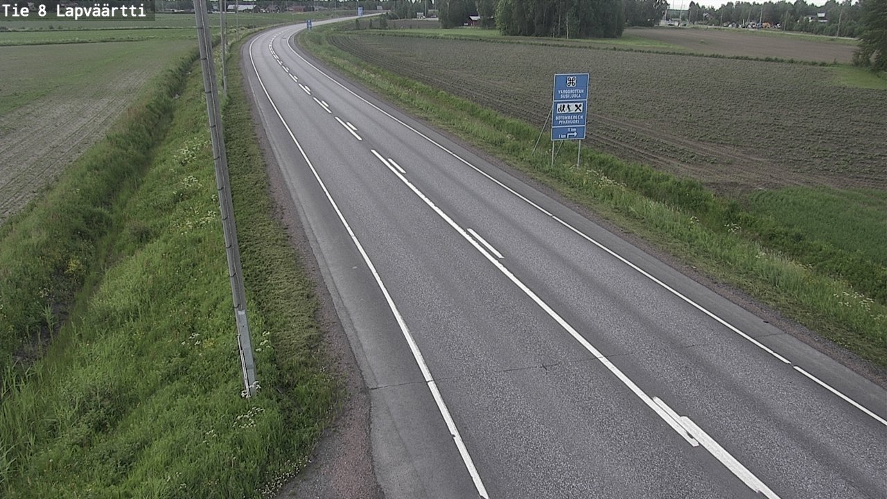 Kelikamerat Kuva Tie 8Kristiinankaupunki,  Lapväärtti, Kristiinankaupunki, Pohjanmaa