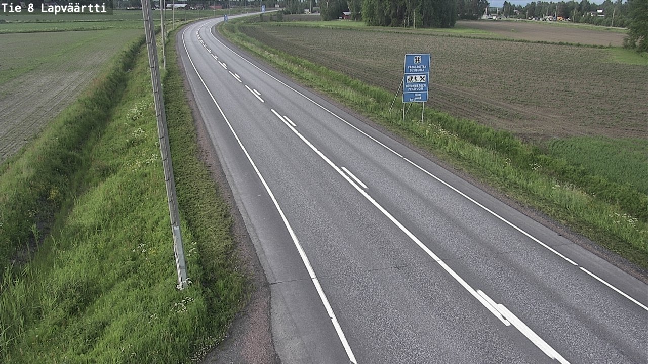 Kelikamerat Kuva Tie 8Kristiinankaupunki,  Lapväärtti, Kristiinankaupunki, Pohjanmaa