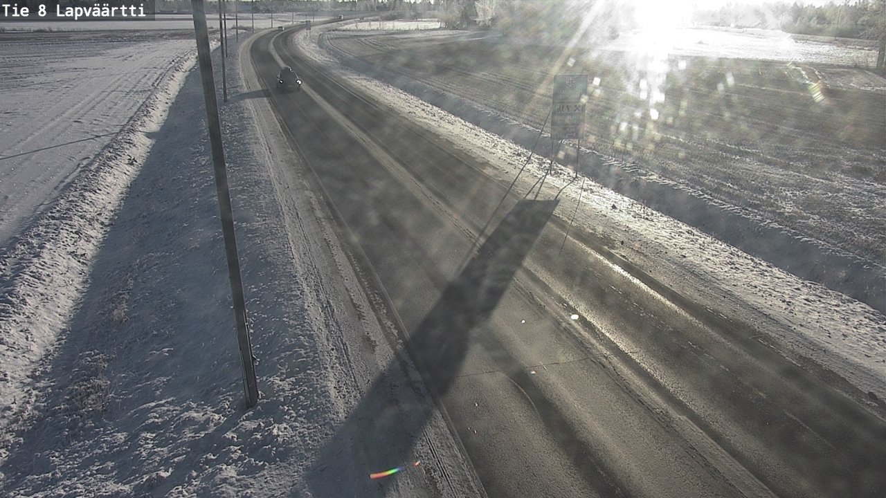Weather Camera Image Road 8 Kristiinankaupunki, Lapväärtti, Kristiinankaupunki, Pohjanmaa