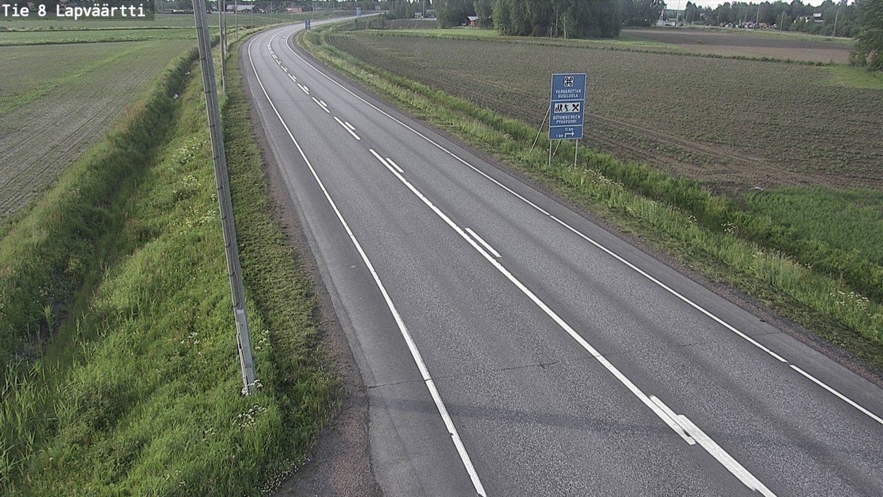 Kelikamerat Kuva Tie 8Kristiinankaupunki,  Lapväärtti, Kristiinankaupunki, Pohjanmaa