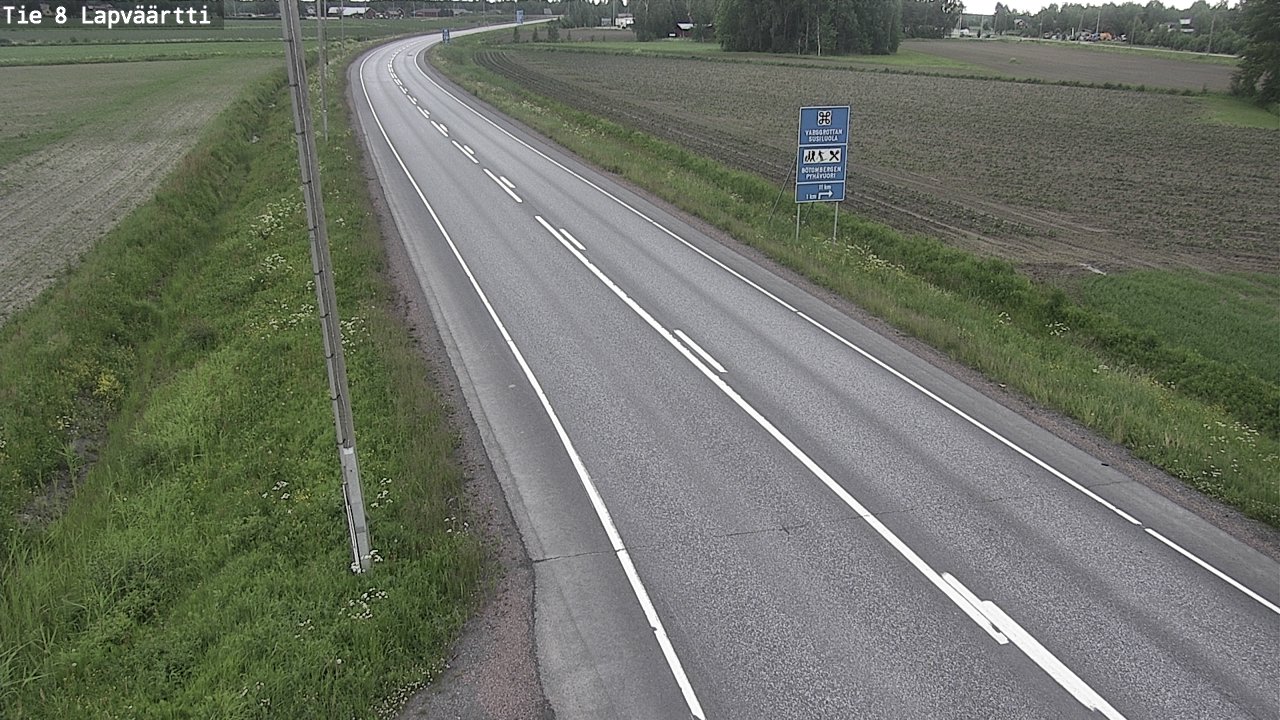 Kelikamerat Kuva Tie 8Kristiinankaupunki,  Lapväärtti, Kristiinankaupunki, Pohjanmaa