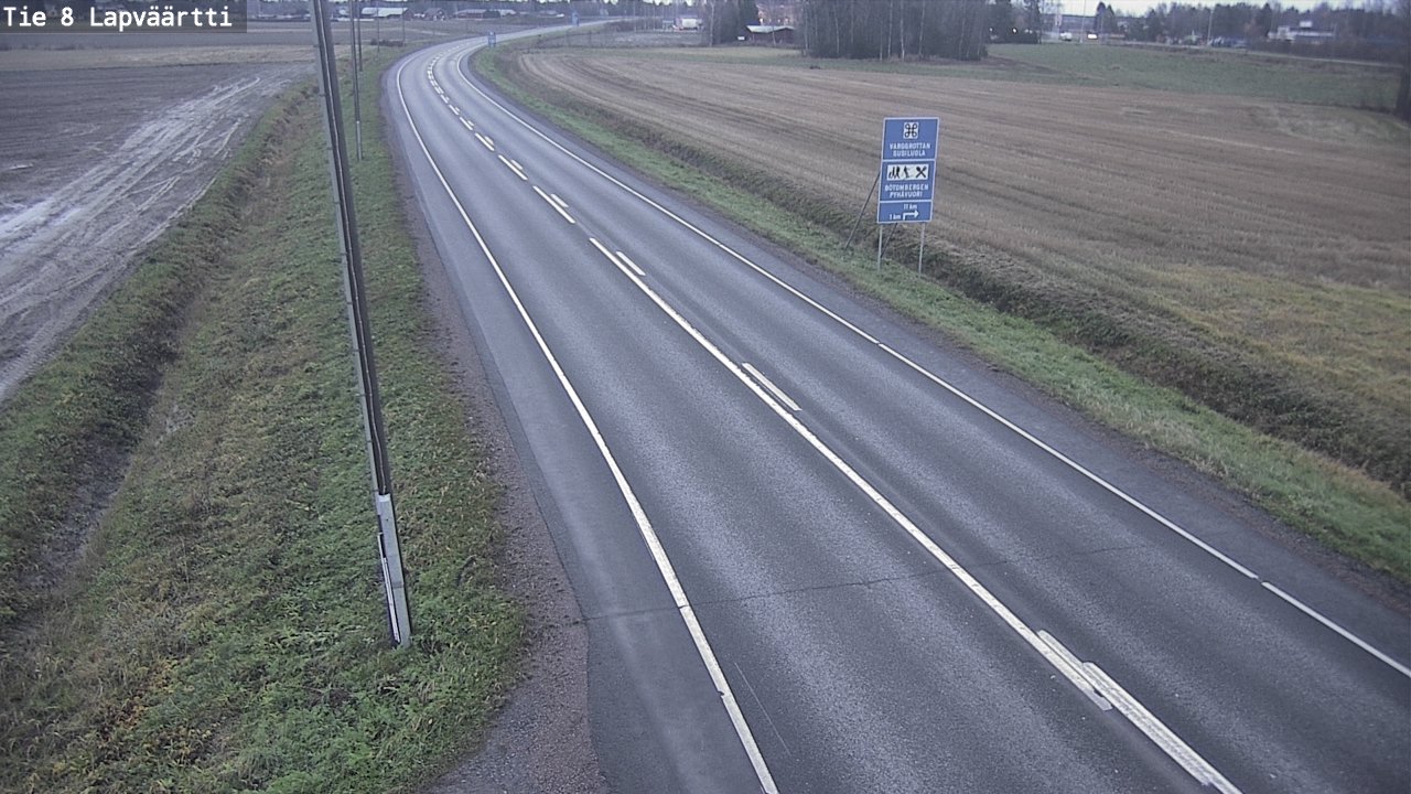 Kelikamerat Kuva Tie 8Kristiinankaupunki,  Lapväärtti, Kristiinankaupunki, Pohjanmaa