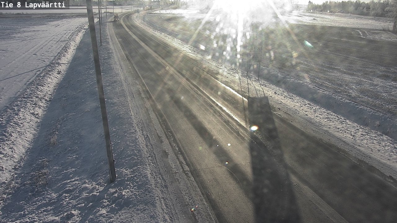 Weather Camera Image Road 8 Kristiinankaupunki, Lapväärtti, Kristiinankaupunki, Pohjanmaa