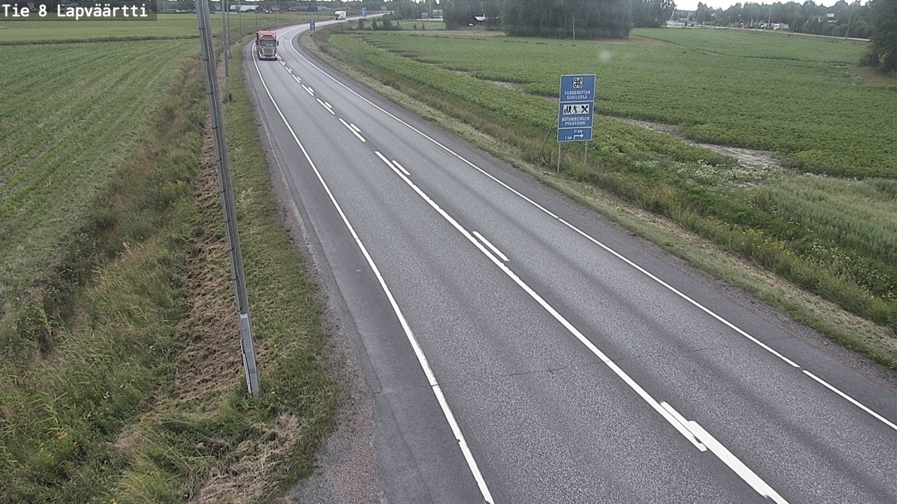 Kelikamerat Kuva Tie 8Kristiinankaupunki,  Lapväärtti, Kristiinankaupunki, Pohjanmaa