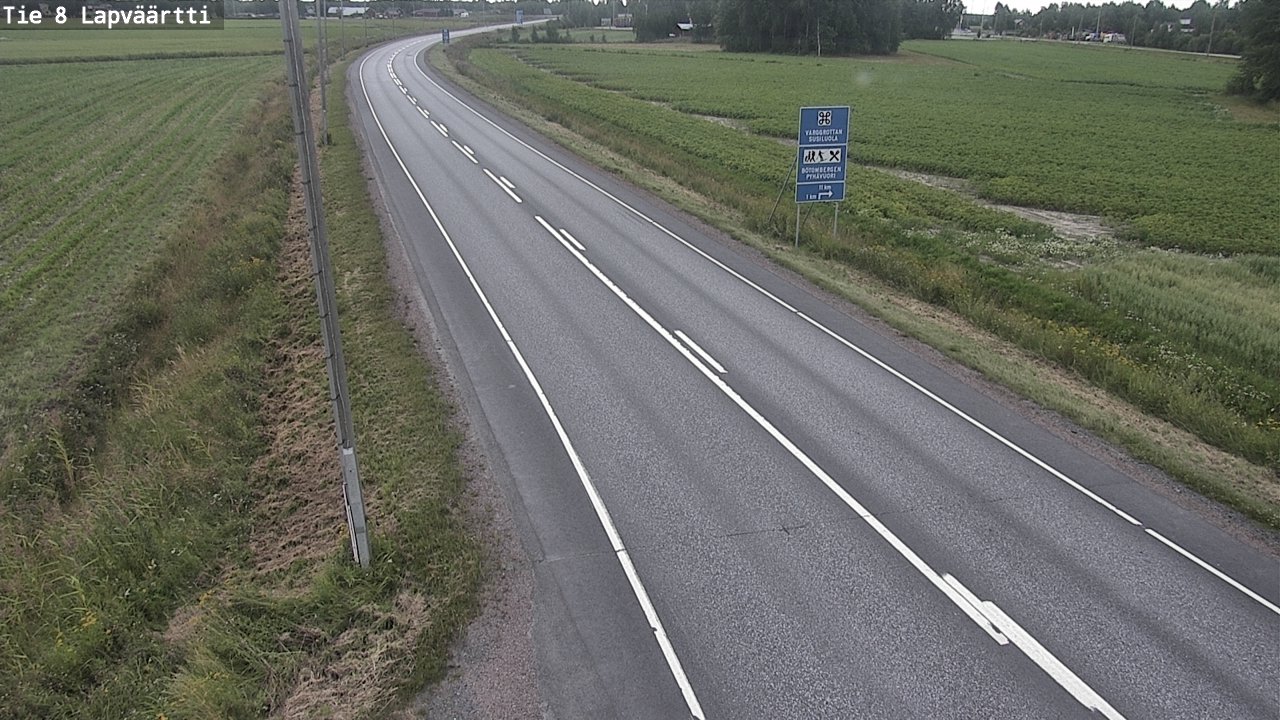Kelikamerat Kuva Tie 8Kristiinankaupunki,  Lapväärtti, Kristiinankaupunki, Pohjanmaa